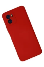 Uray store Vivo Y15S Kılıf Nano içi Kadife Silikon - Kırmızı - Görsel 2