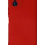 Uray store Vivo Y15S Kılıf Nano içi Kadife Silikon - Kırmızı
