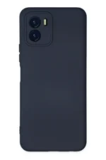 Uray store Vivo Y15S Kılıf Nano içi Kadife Silikon - Lacivert