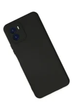 Uray store Vivo Y15S Kılıf Nano içi Kadife Silikon - Siyah - Görsel 2