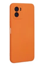 Uray store Vivo Y15S Kılıf Nano içi Kadife Silikon - Turuncu - Görsel 3