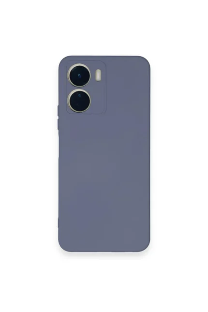 Uray store Vivo Y16 Kılıf Nano içi Kadife Silikon - Gri