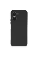 Uray store Vivo Y16 Kılıf Nano içi Kadife Silikon - Siyah