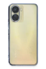 Uray store Vivo Y16 Kılıf Razer Lensli Silikon - Açık Mavi - Görsel 2