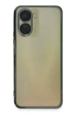Uray store Vivo Y16 Kılıf Razer Lensli Silikon - Yeşil - Görsel 2