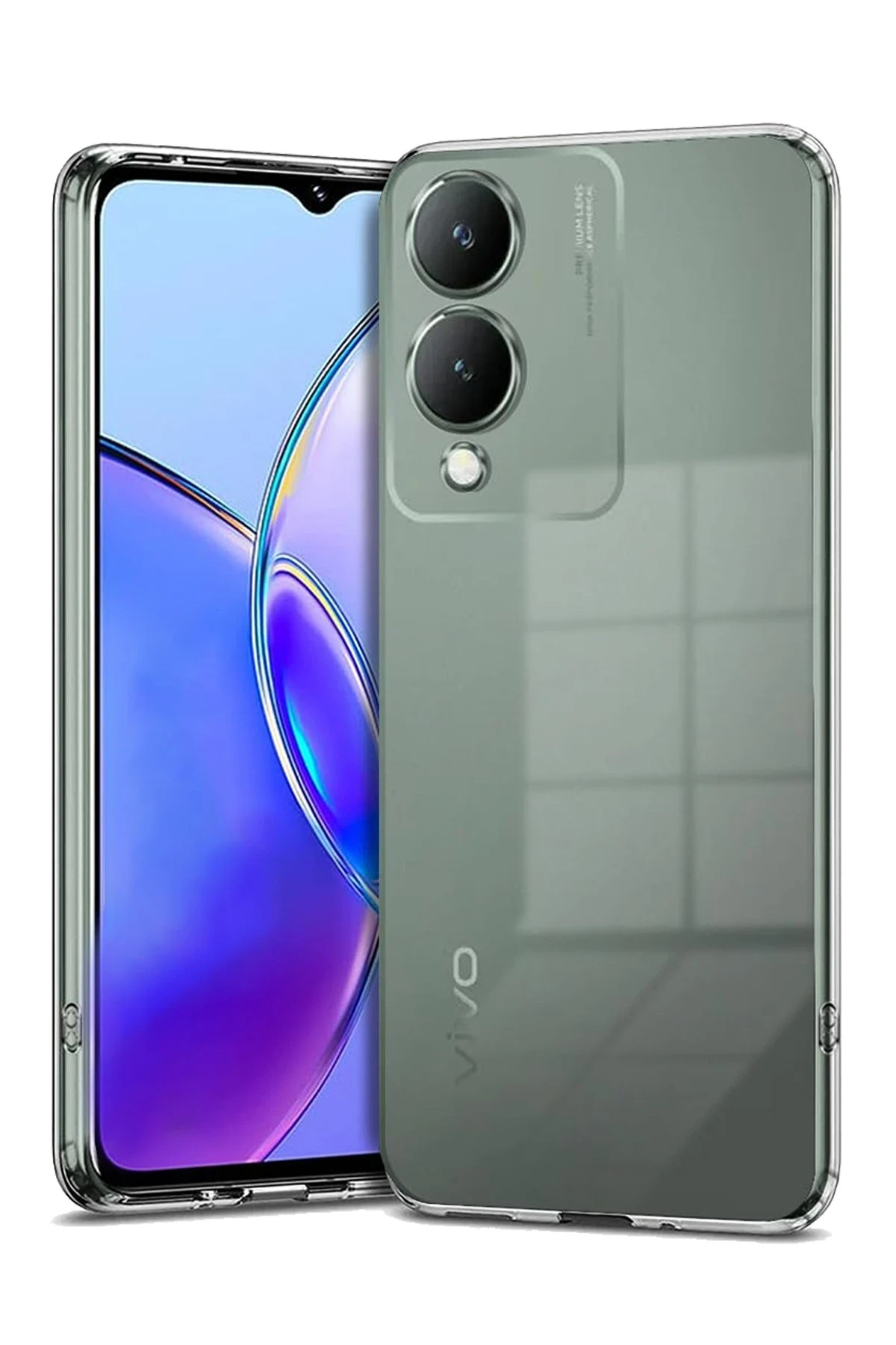 newface-vivo-y17s-kilif-lux-seffaf-silikon-default Uray store Vivo Y17S Kılıf Lüx Şeffaf Silikon - Görsel 1