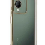 Uray store Vivo Y17S Kılıf Razer Lensli Silikon - Gold