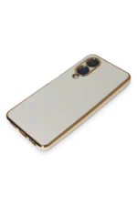 Uray store Vivo Y17S Kılıf Volet Silikon - Beyaz - Görsel 4