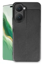 Uray store Vivo Y18 Kılıf Auto Focus Kapak - Siyah