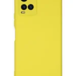 Uray store Vivo Y21S Kılıf Nano içi Kadife Silikon - Sarı