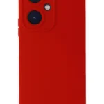 Uray store Vivo Y27 Kılıf Nano içi Kadife Silikon - Kırmızı