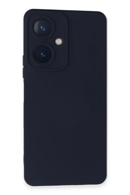 Uray store Vivo Y27 Kılıf Nano içi Kadife Silikon - Lacivert