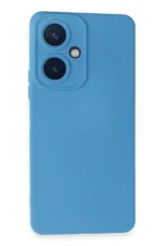 Uray store Vivo Y27 Kılıf Nano içi Kadife Silikon - Mavi