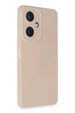 Uray store Vivo Y27 Kılıf Nano içi Kadife Silikon - Pudra - Görsel 2