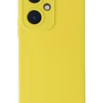 Uray store Vivo Y27 Kılıf Nano içi Kadife Silikon - Sarı