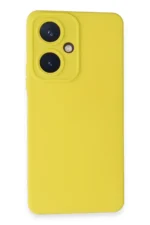 Uray store Vivo Y27 Kılıf Nano içi Kadife Silikon - Sarı