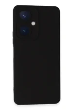 Uray store Vivo Y27 Kılıf Nano içi Kadife Silikon - Siyah