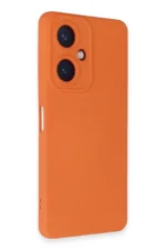 Uray store Vivo Y27 Kılıf Nano içi Kadife Silikon - Turuncu - Görsel 2