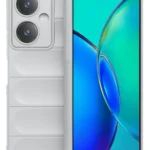 Uray store Vivo Y27 Kılıf Optimum Silikon - Krem