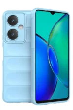 Uray store Vivo Y27 Kılıf Optimum Silikon - Sky Blue - Görsel 2