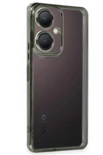Uray store Vivo Y27 Kılıf Razer Lensli Silikon - Yeşil