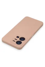 Uray store Vivo Y35 Kılıf Nano içi Kadife Silikon - Pudra - Görsel 4