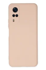 Uray store Vivo Y53S Kılıf Nano içi Kadife Silikon - Pudra - Görsel 2