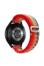 Uray store Watch 20mm KR410 Kumaş Kordon - Gökkuşağı 1 - Görsel 2