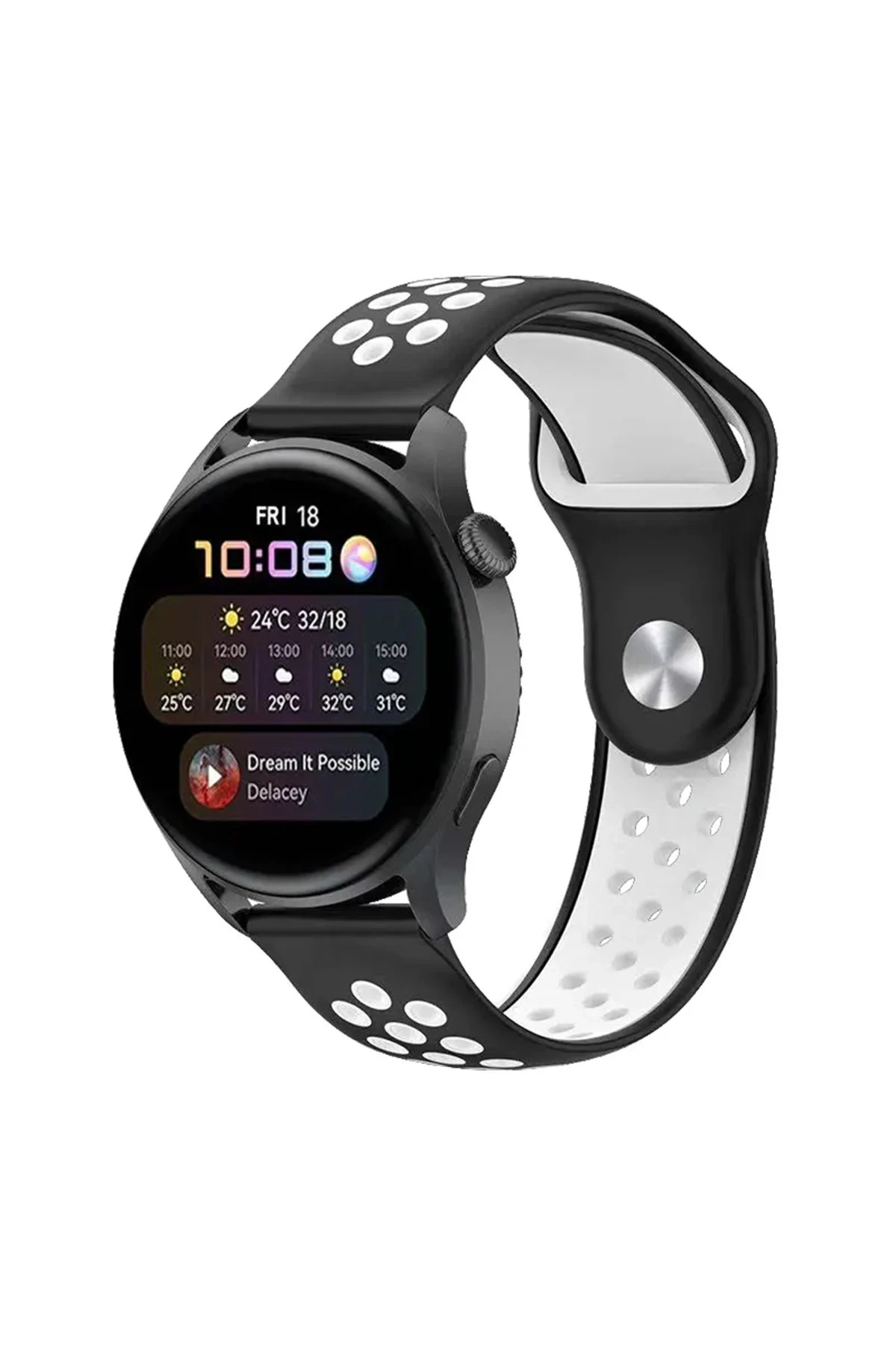 newface-watch-20mm-spor-delikli-kordon-siyah-beyaz-default Uray store Watch 20mm Spor Delikli Kordon - Siyah-Beyaz - Görsel 1
