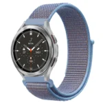 Uray store Watch 22mm Hasırlı Cırtcırtlı Kordon - Mavi