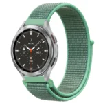 Uray store Watch 22mm Hasırlı Cırtcırtlı Kordon - Turkuaz1