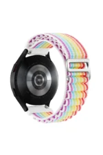 Uray store Watch 22mm KR410 Kumaş Kordon - Gökkuşağı - Görsel 2