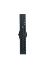 Uray store Watch 22mm Spor Delikli Kordon - Siyah-Füme - Görsel 2
