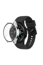 Uray store Watch 5 44mm Wall Camlı Kasa Ekran Koruyucu - Gümüş - Görsel 2