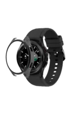 Uray store Watch 5 Pro 45mm Wall Camlı Kasa Ekran Koruyucu - Siyah - Görsel 2