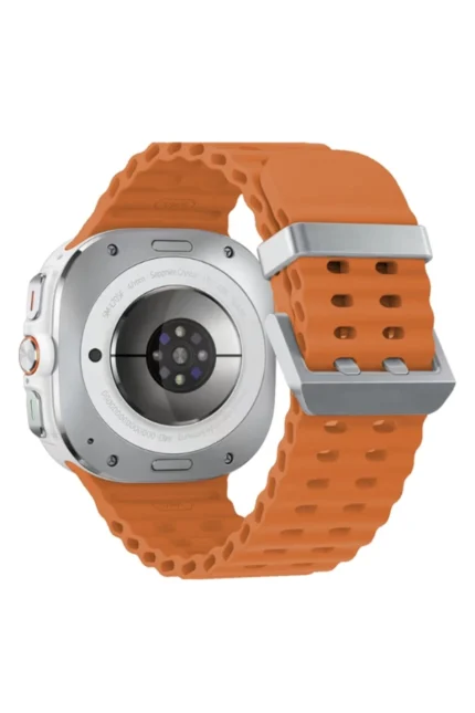 Uray store Watch 7 Ultra KR417 Rug Silikon Kordon - Turuncu