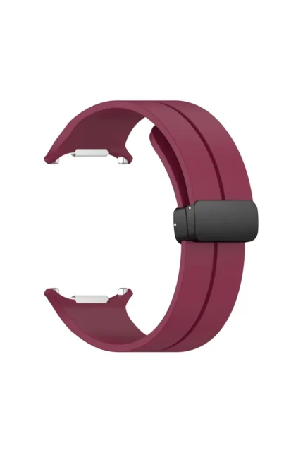 Uray store Watch 7 Ultra KR418 Tender Silikon Kordon - Bordo