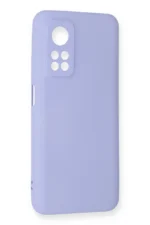 Uray store Xiaomi Mi 10T Kılıf Nano içi Kadife Silikon - Lila - Görsel 2