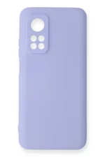 Uray store Xiaomi Mi 10T Kılıf Nano içi Kadife Silikon - Lila