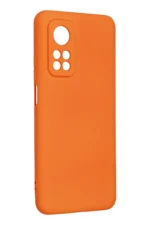 Uray store Xiaomi Mi 10T Kılıf Nano içi Kadife Silikon - Turuncu - Görsel 2