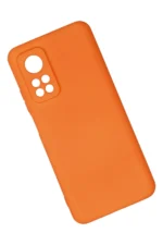 Uray store Xiaomi Mi 10T Kılıf Nano içi Kadife Silikon - Turuncu - Görsel 3