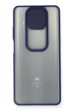 Uray store Xiaomi Mi 10T Lite Kılıf Palm Buzlu Kamera Sürgülü Silikon - Lacivert - Görsel 2