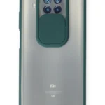 Uray store Xiaomi Mi 10T Lite Kılıf Palm Buzlu Kamera Sürgülü Silikon - Yeşil