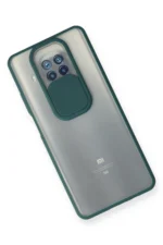 Uray store Xiaomi Mi 10T Lite Kılıf Palm Buzlu Kamera Sürgülü Silikon - Yeşil - Görsel 3