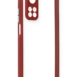 Uray store Xiaomi Mi 10T Pro Kılıf Miami Şeffaf Silikon - Fuşya