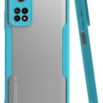 Uray store Xiaomi Mi 10T Pro Kılıf Platin Silikon - Mavi