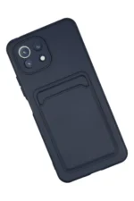 Uray store Xiaomi Mi 11 Kılıf Kelvin Kartvizitli Silikon - Lacivert - Görsel 2