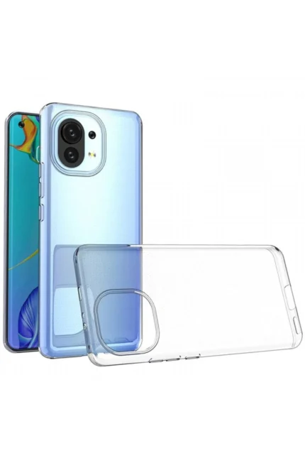 Uray store Xiaomi Mi 11 Kılıf Lüx Şeffaf Silikon