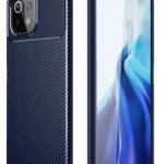 Uray store Xiaomi Mİ 11 Lite Kılıf Auto Focus Karbon Kapak - Lacivert