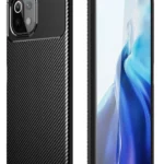 Uray store Xiaomi Mİ 11 Lite Kılıf Auto Focus Karbon Kapak - Siyah